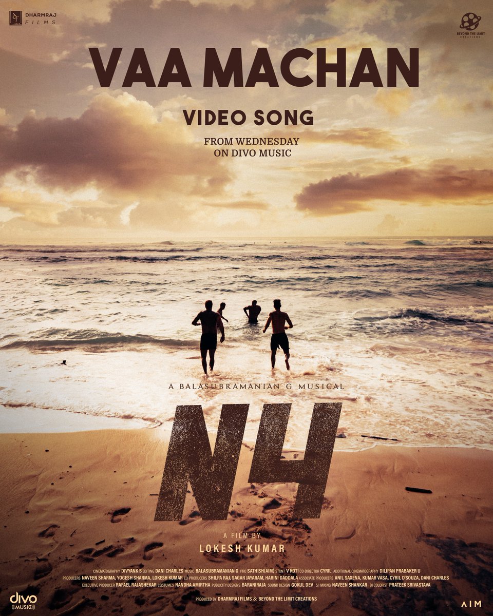 PariTamilselvan's tweet photo. #VaaMachan song from our movie @N4tamilfilm composed by our Music Director @Balamusician and Directed by @FilmmakerLokesh will be streaming via @divomovies @divomusicindia from Wednesday.
Happy to be a part of the team โค๏ธ๐ค https://t.co/9Y3tlzGE8M