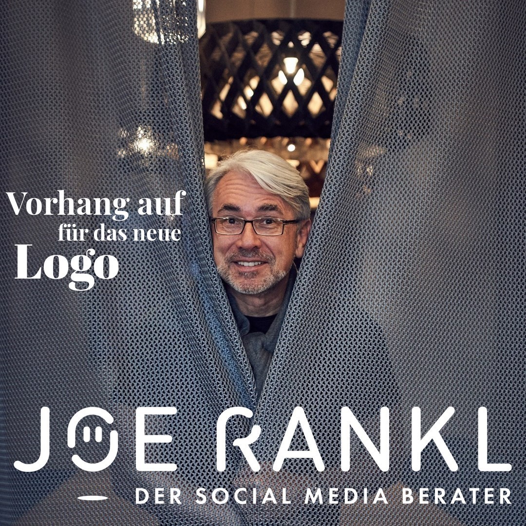 JRankl's tweet photo. Ich habe es ja bereuts angekündigt und heute gibt es schon mal etwas mehr. Das neue LOGO. 💓 Der Name EMarCon verschwindet. Dafür kommt der #Joely - Ein Joe mit Smiley im Gesicht 😀 - Kannst du erkennen welche Buchstaben sich im Joely verstecken? https://t.co/bbQd188XiA