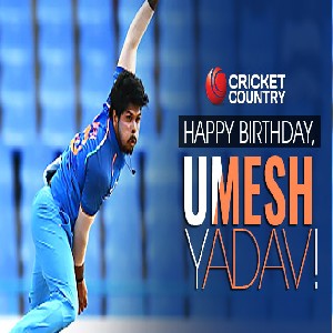 Happy birthday Umesh Yadav, turns 34 today!   