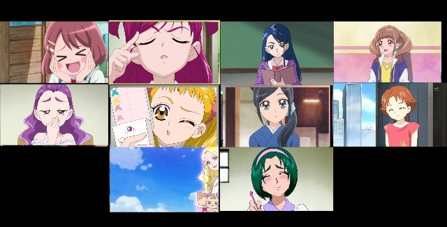 sayacarisma's tweet photo. ヒープリとGoGo一緒のZoomミーティングが始まるよ! #precure #ヒープリ #Yes5 #GoGo #precurememes #女子会 https://t.co/X0gMnCCsEz