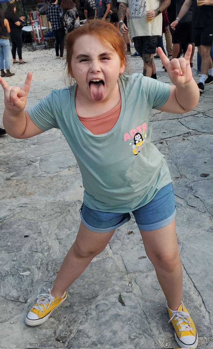 Crystal31477808's tweet photo. Thank you @jeremymckinnon for not just personally giving our daughter a pick, and noticing her in the crowd, but for also making her very first concert to see her favorite band @adtr truly A Day to remember!!!
#adtr #ifitmeansalottoyou #firstshow #whitewater #TX https://t.co/k1ireSC1Pu
