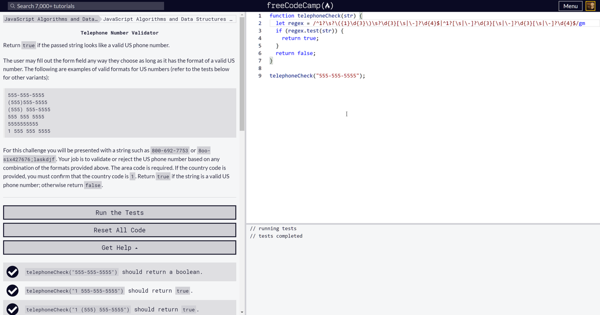 recursion_error's tweet photo. Day 19 of #100DaysOfCode 

- watched a video about using #figma  to turn a design into a website using #tailwindcss. Very interesting.
- coded up a telephone number validator using the ugliest regex I've ever seen with the help of #regex101 (thanks!). That site is amazing. https://t.co/JALjMplGB0