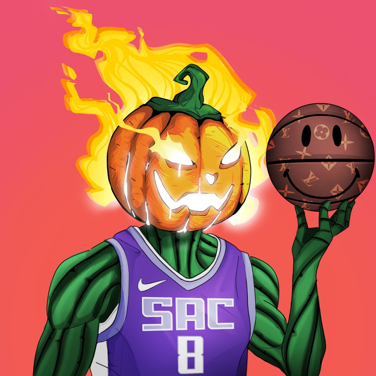 vickedlabs's tweet photo. @TFGmykL A Vicked Halloween to all.

We have a supply of only 2500 Vicked Jacks.

Mint Price at 0.05 ETH

You can buy one at https://t.co/SQQKYqiHgg right now.

We made an honorary piece for Sacramento Kings @moe_harkless and he loves it.

Check out our website in bio to know more. https://t.co/X1wJSmyEjF