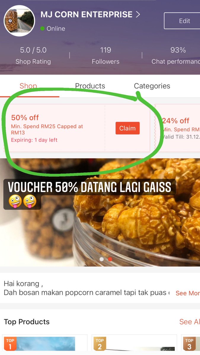 fareezaizad's tweet photo. taknak grab ke gaiss??

seller baik hari bagi 50% voucher 😘

siapa cepat dia dapat ☺️

https://t.co/2wGjLUpvBL https://t.co/9CTKeD9m2T