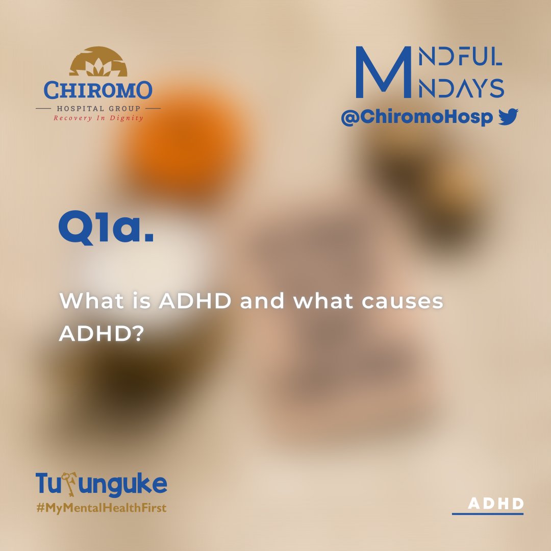 Let's kick the conversation off...

Q1. A: What is ADHD (Attention Deficit Hyperactivity Disorder) and what causes it?

<a href="/DorynMarl/">Doryn Marl</a> <a href="/StinicahKemunto/">Kemunto 🇰🇪</a> <a href="/Gachee/">Kevin Gachee</a> <a href="/iankiplangat4/">ian kiplangat</a> <a href="/mercywambua42/">Wambua_Mercy</a>

#MindfulMondays
#Tufunguke about ADHD