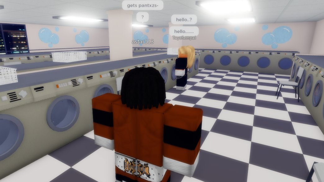 PCW_RBLX's tweet photo. NONSTOP RECAP 10/22/21:

@TayeSempai was confronted by #BookerA at a laundromat during NONSTOP.

#BookerA then challenged Sean Ziggler to a singles match after both superstars threw insults at each other.

It was a very close matchup, #BookerA walked away with the victory! https://t.co/mbQhy0jr8x