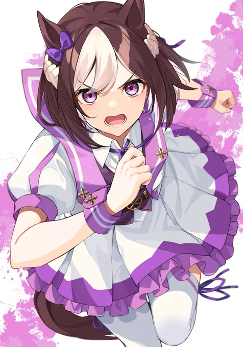 #今年も残りわずかなので今年一番伸びた絵を貼る見た絵描きさんも強制でやる
ウマ娘好き! 
