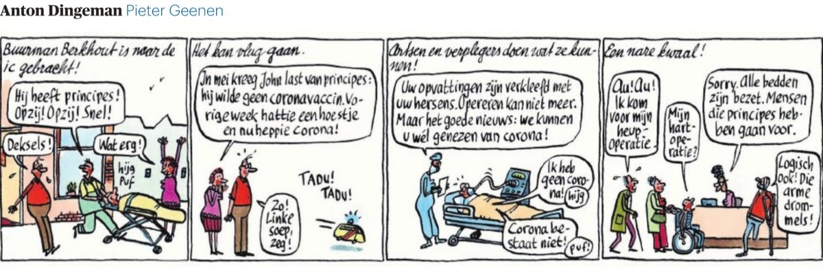 "Sorry, alle bedden zijn bezet. Mensen die principes hebben gaan voor"