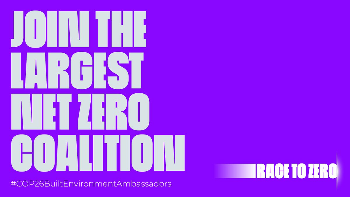 torjsburrows's tweet photo. COP26 is less than ONE WEEK away! After the announcements last week, it is clear that businesses will have to lead the way out of the climate crisis so sign up to #racetozero today and join the largest net zero coalition #cop26builtenvironmentembassadors https://t.co/mPrBnV9nbO