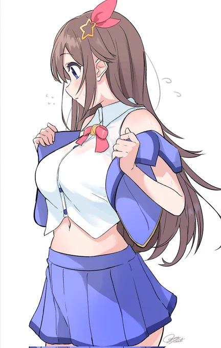 汗かきそらちゃん....💦
#今年も残りわずかなので今年一番伸びた絵を貼る見た絵描きさんも強制でやる 