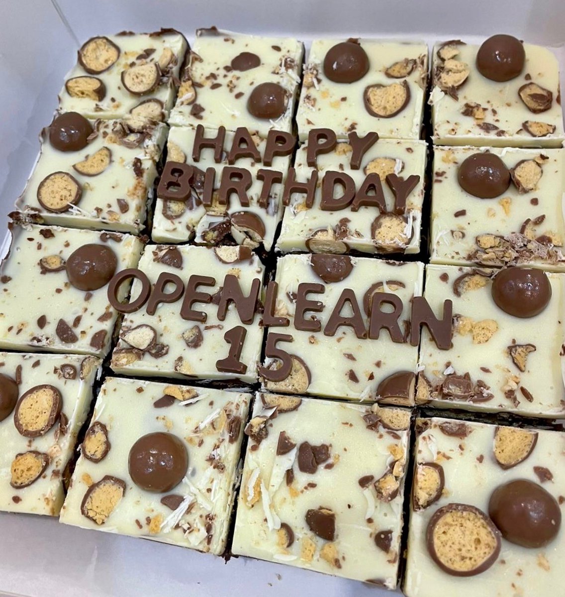 🎉 Today is OpenLearn's 15th birthday! 
🎂 And there is (sorry, was) cake!

15 years of FREE learning from The <a href="/OpenUniversity/">The Open University</a> 
1,000+ free courses
More than 98 million learners... and a big milestone we're about to celebrate too, to be revealed VERY soon!
open.edu/openlearn/