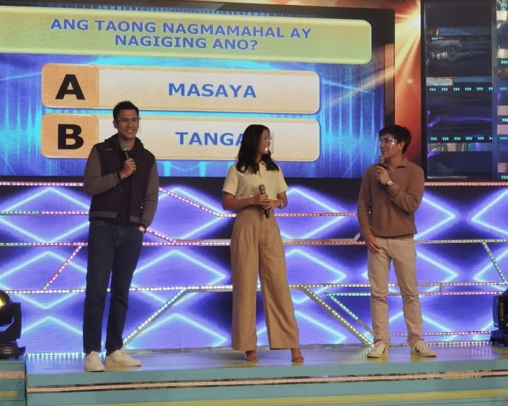 EllaTrendsetter's tweet photo. Thank you so much @itsShowtimeNa na for having our @ellacayabyab_ along with @ralphhmalibunas and @iamginoroqueiv (Team PB-Bigatin) today on Madlang Pi-Poll. Happy Anniversary, again!
RALPHELLAxGINO SaSHOWTIME
#SolidShowtimerForever https://t.co/60Mf0IyYTt