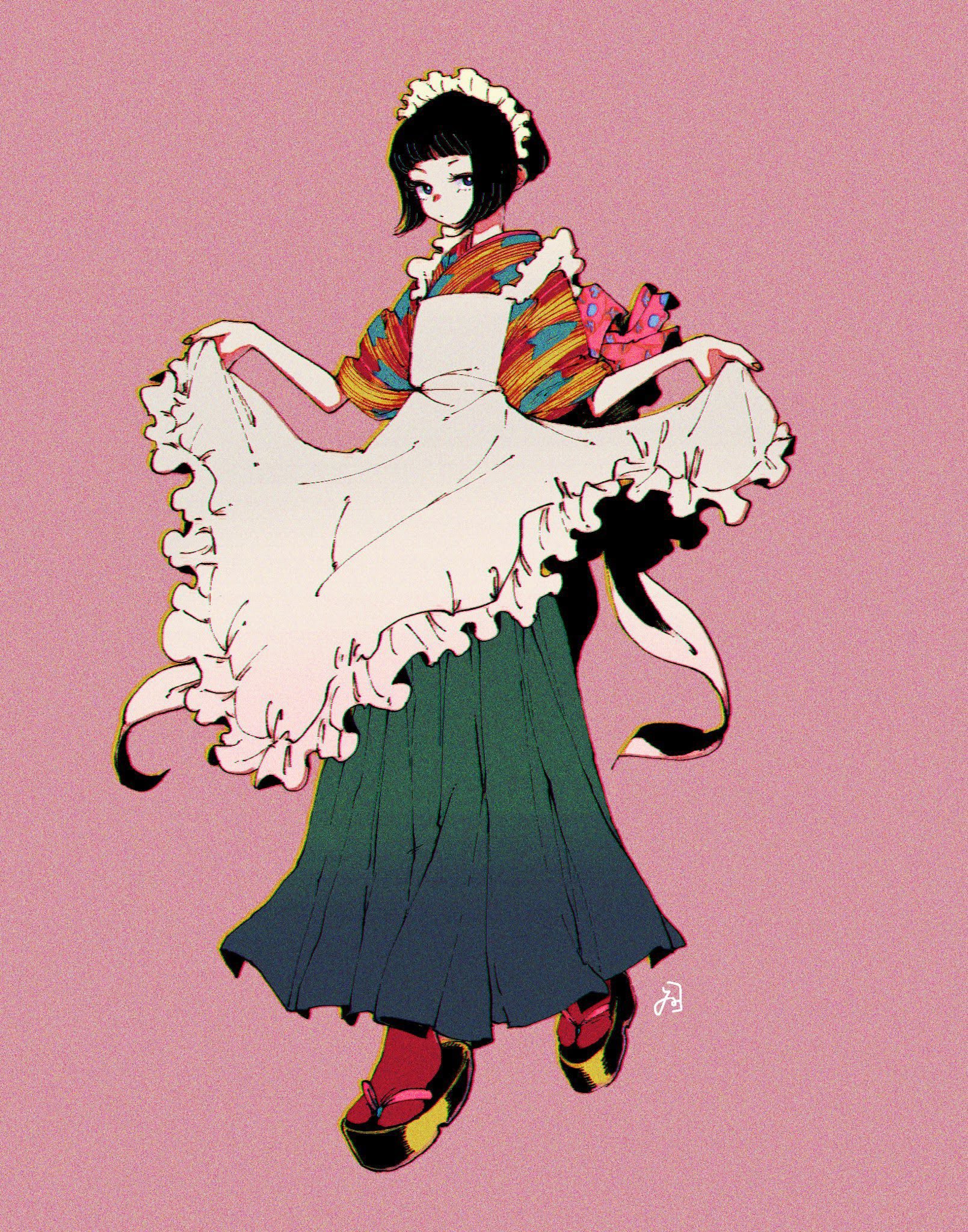 朝際イコ 𝙄𝘾𝙊 𝘼𝙎𝘼𝙂𝙄𝙒𝘼 貴方の描く明治モダン大正ロマン昭和レトロイラストを見せてください 令和の夢二を目指してます T Co Joxgmrycs4 Twitter
