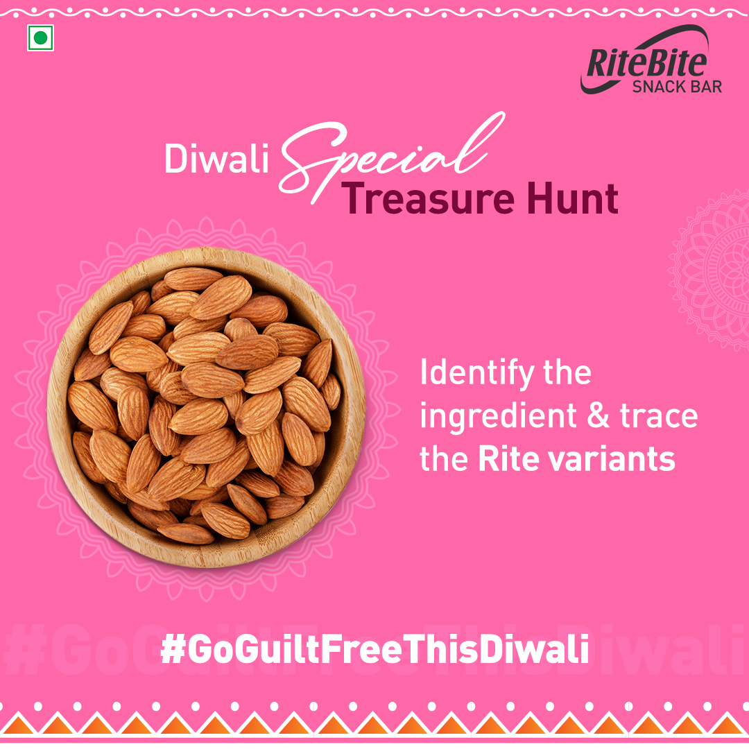 #ContestAlert To win:
1.Follow @RiteBiteNutritionBars 
2. Out of the 6 variants, trace the ones that have this ingredient
3. Mention your answers in the comments section below
2 lucky winners will receive exciting gifts from @RiteBiteNutritionBars
Hurry up!
#RiteBite #GoGuiltFree