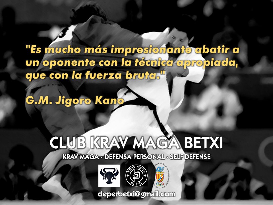 KravMagaBetxi's tweet photo. "Es mucho más impresionante abatir a un oponente con la técnica apropiada, que con la fuerza bruta." Jigoro Kano 🥋
#jigorokano #defensapersonal #kravmagabetxi #selfdefense #kapap #judo https://t.co/XP1sxULQvf