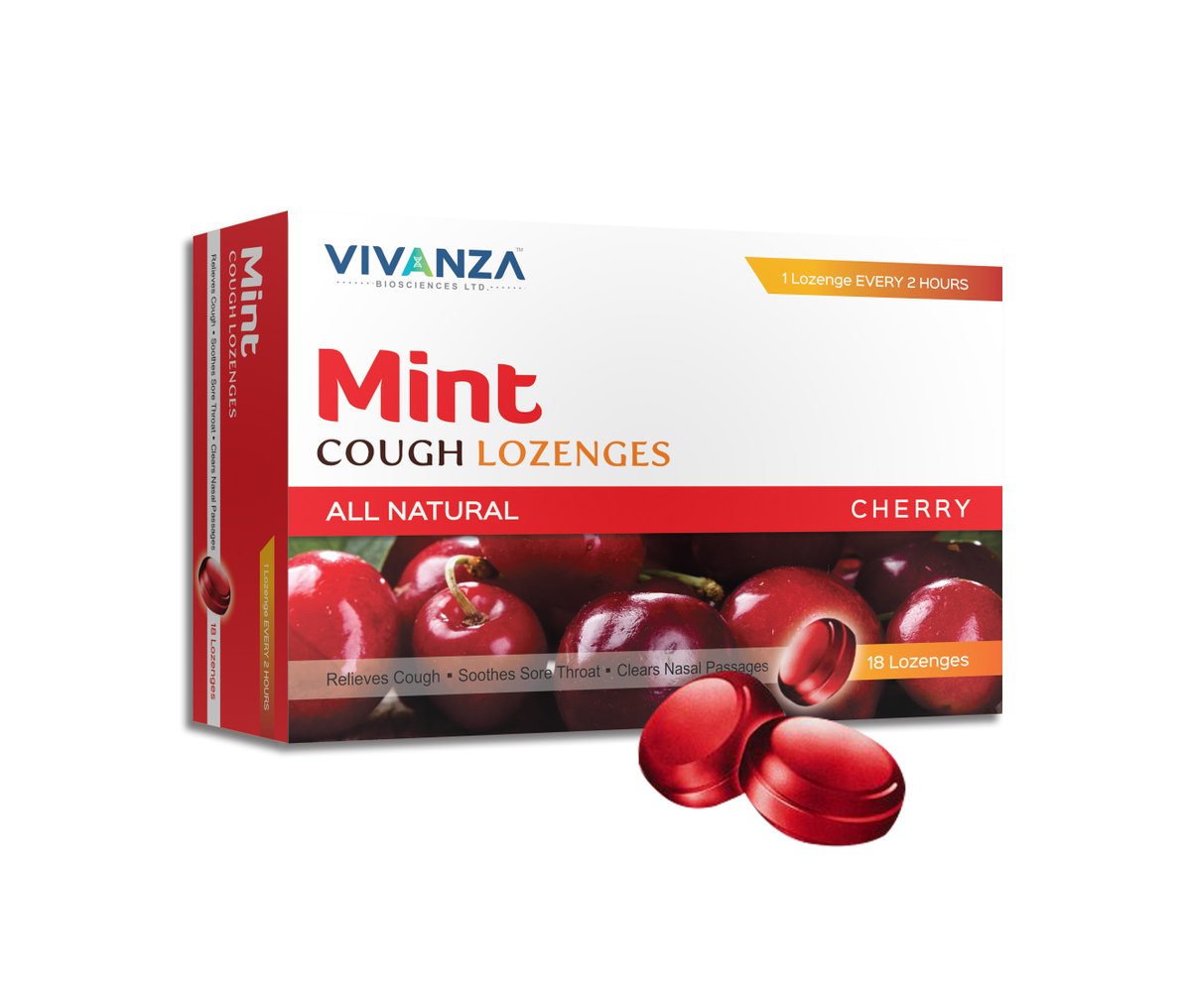 VivanzaB's tweet photo. Vivanza Mint Cough Lozenges #Cherry 
We have #USFDA/ #EUGMP Manufactures Facility for Lozenges https://t.co/8mui8mz0TJ