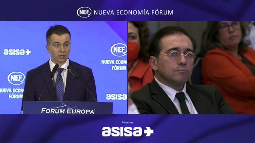 JoseantonioJun's tweet photo. 🖍♥️"Hemos demostrado que el mundo confía en nosotros", dice @jmalbares, ministro de @MAECgob

🎙️Habla de la OTAN y la "autonomía estratégica" de los europeos

🗣️"Tenemos que tomar nuestro destino en nuestras manos"
#NEFOnline 

💻¡Síguelo aquí 👇
 https://t.co/ZccxuRRIXG https://t.co/4nI1szGsKq