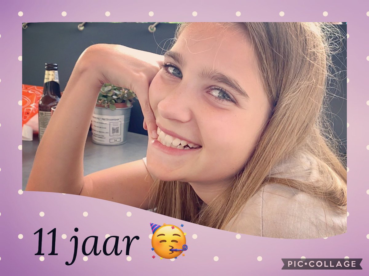 Deze mooie, lieve, grappige en sportieve kanjer is vandaag alweer 11 jaar geworden!🥳 #kleinemeisjeswordengroot❤️ #stopdetijdhetgaatveeltesnel