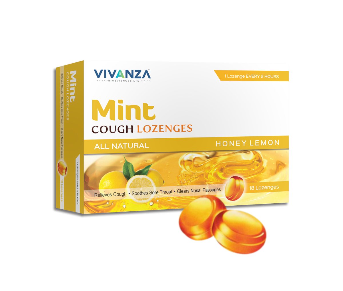 VivanzaB's tweet photo. Vivanza Mint Cough Lozenges Honey Lemon 
We Welcome Private Lable &amp; Contract Facility 
#usfda #eugmp #lozenges #honeylemon https://t.co/wzBCipRlY2