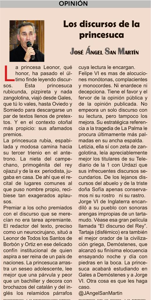 JAngelSanMartin's tweet photo. En @NCantabrico 
QUÉ HONOR, LEONOR https://t.co/wPn2QpSdsg