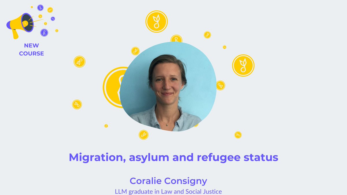 pyxium's tweet photo. A new course has just gone live on the platform! 🚀

Link in bio 👉

In this course you’ll learn from Coralie about the basics of migration 🌍 ✈ 📃

#SocialJustice #FreeOnlineCourses  #Immigration #Migration #Refugees #Asylum #SeekingAsylum #Law #Legal #InternationalLaw https://t.co/La3mfPsnHe