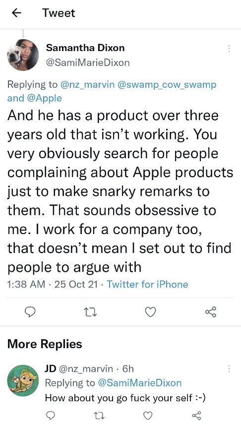 SamiMarieDixon's tweet photo. @Apple this ur man? https://t.co/xK22OLgeb2