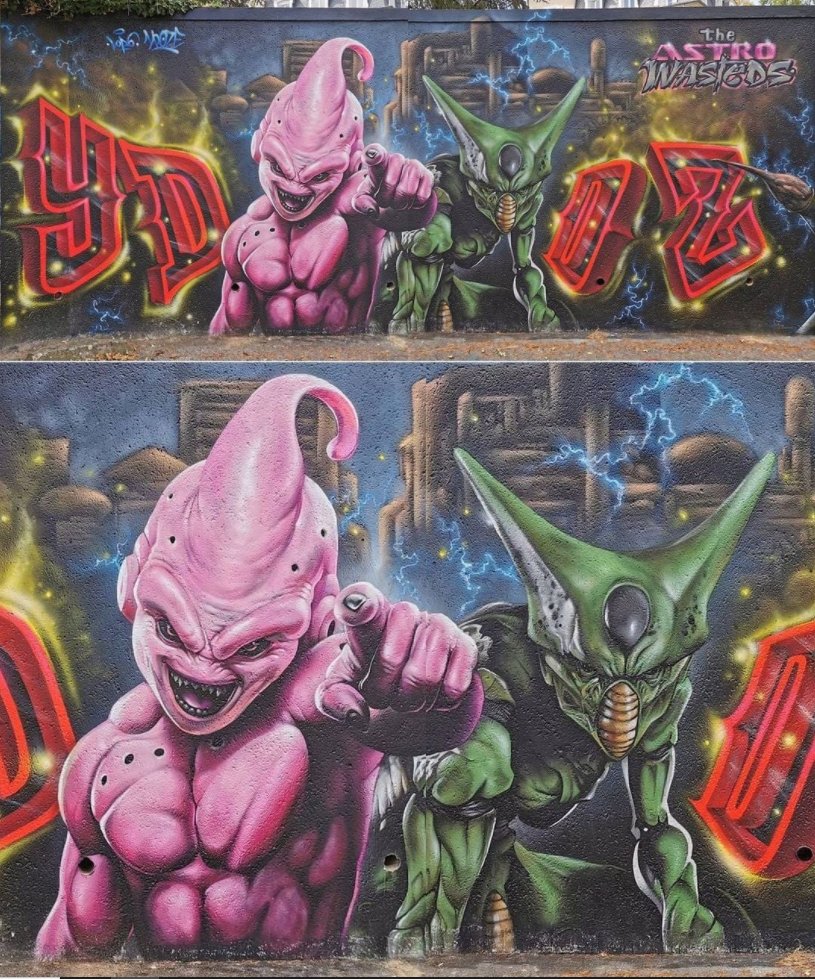 DBZMemorial's tweet photo. #DBZ #Streetartutopia https://t.co/47PZhMbZ0s