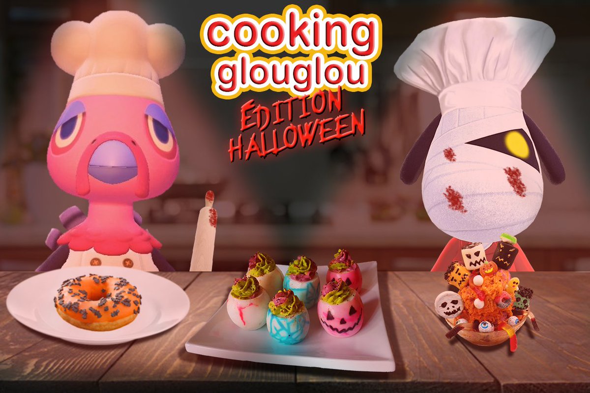 ACNH_FR_Discord's tweet photo. Venez cuisiner avec nous sur le thème d'Halloween le Dimanche 31 Octobre 2021 pour notre 2ème édition de Cooking Glouglou !

Plus d'infos sur le Discord dans le salon: club-tortimer

Notre Discord: https://t.co/f90CR8LM0H
#AnimalCrossing #ACNH #halloween2021 https://t.co/SEOvJM3Dsj