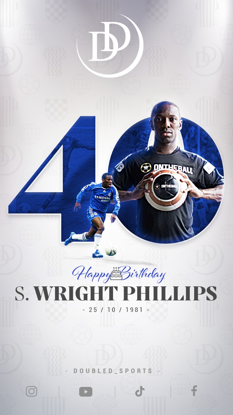 Happy Birthday to Shaun WRIGHT-PHILLIPS wish you more years! 
