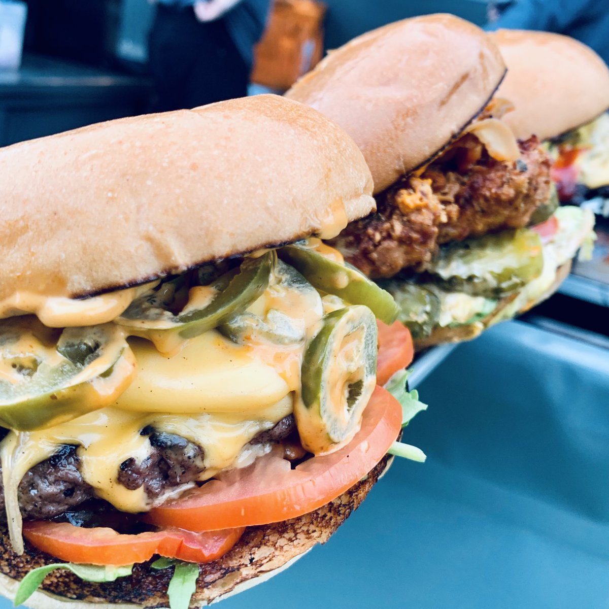 WingManVan's tweet photo. Our burgers cure hangovers, https://t.co/7XF0GESY4k from 4-9pm today. #weloveburgers 🍔🍔🍔🍔🍔🍔🍔🍔🍔🍔🍔🍔🍔
#wingmanstreetfood #buyirish #supportlocal #dublin #ireland #thisisirishfood #burgers #foodtruck https://t.co/S56Ut88FKQ
