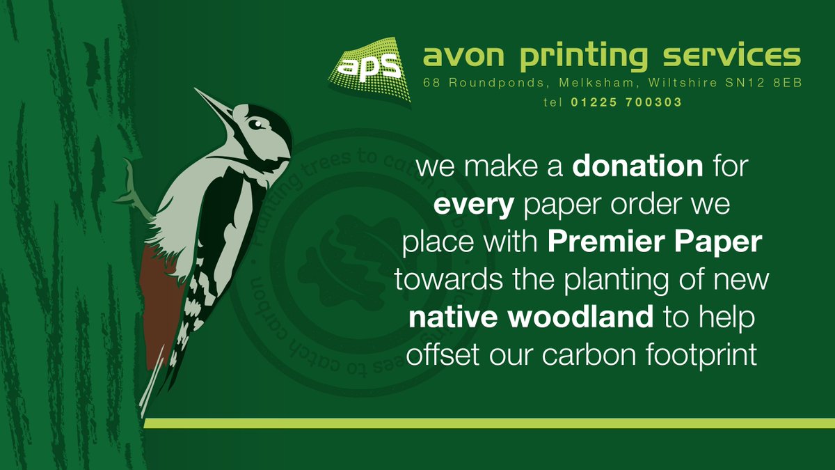 AvonPrinting's tweet photo. Helping to plant trees to offset our paper usage.

#trees #paper #carbonfootprint #woodlandtrust #premierpaper #avonprintingservices #printing #lithography #design #environment #digitalprinting https://t.co/yvR9d9GPs8