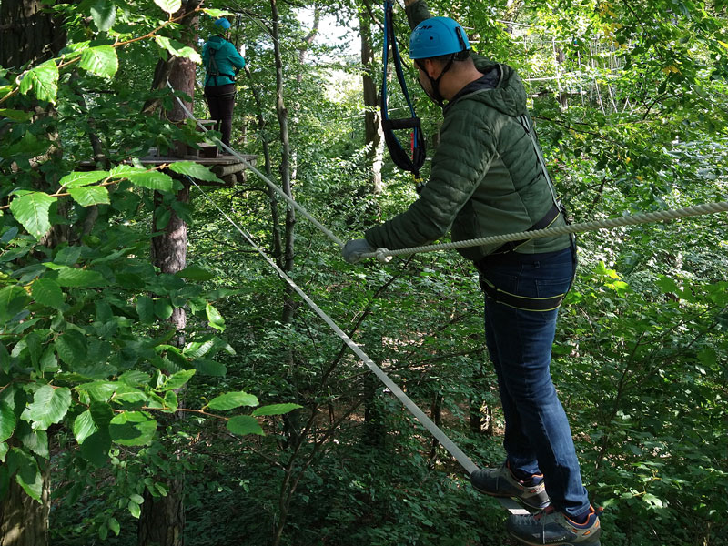 Großartiger Teamtag mit tollen Kolleginnen und Kollegen im Kletter- und Bogenparadies am Wiener Kahlenberg. Endlich mal raus aus dem Büro und Zeit für gemeinsame Aktivitäten.

#upgradeyourfuture #datascience #teambuilding #solvistas #wien #teamwork #team #fun #business #adventure