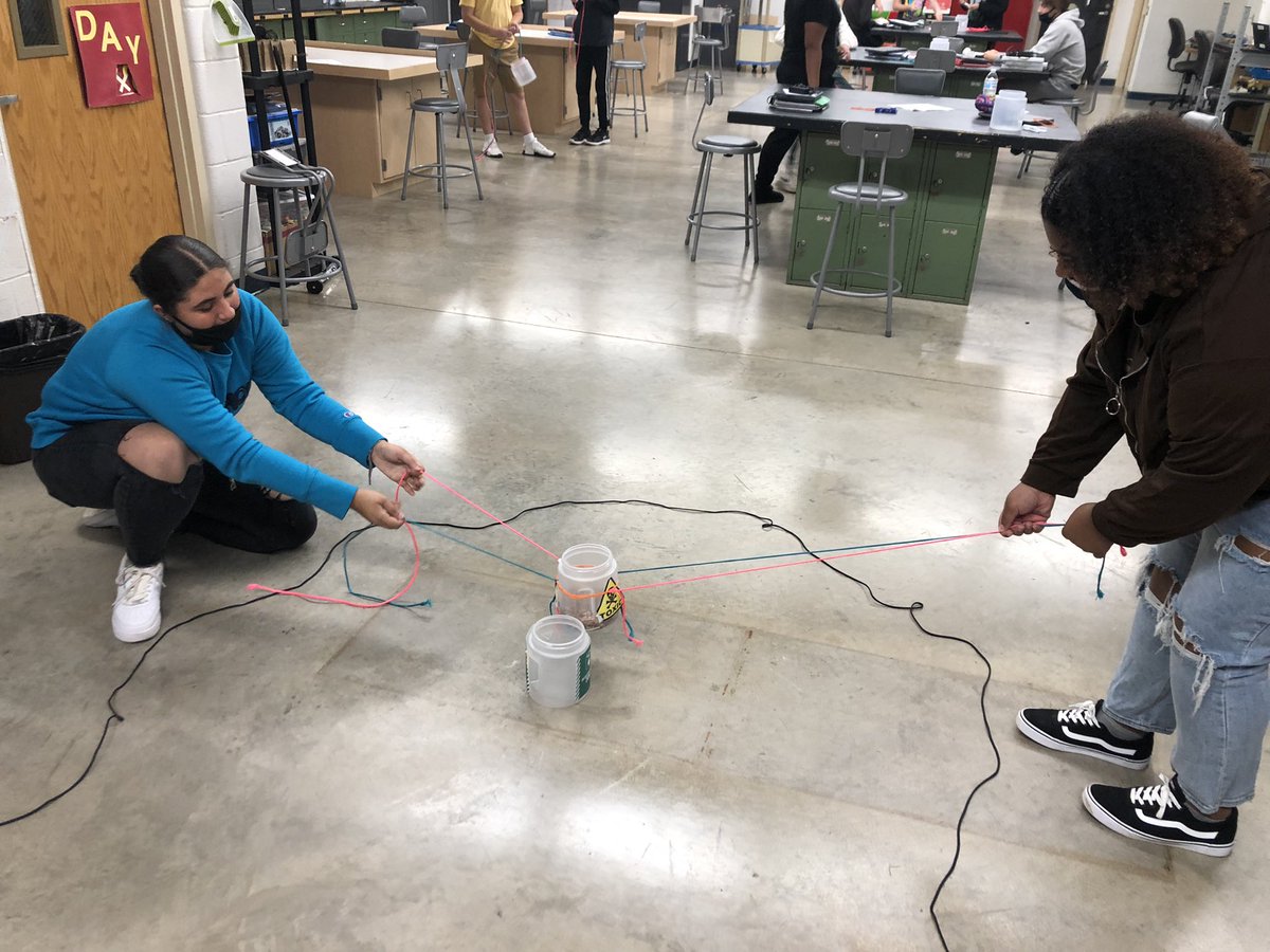 Today students are tasked with saving the school from a toxic bean spill. #wyproud