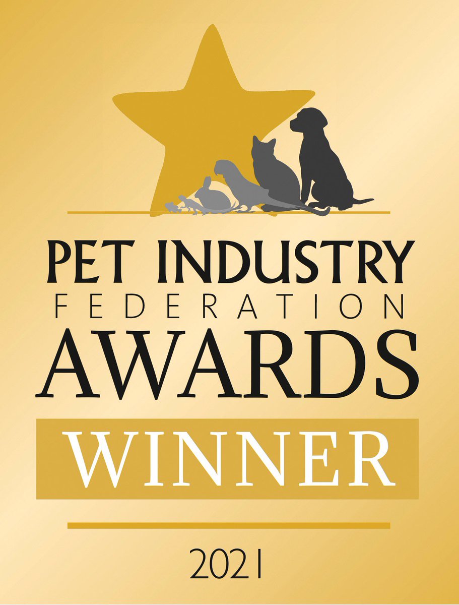 Thrilled to have won 2021 UK Independent Pet Retailer #pif #pifawards2021 #bestpetshop