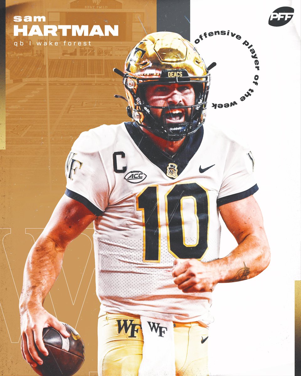 PFF_College's tweet photo. Offensive and Defensive Player of the Week🏆 https://t.co/Z8VpjNWpZC
