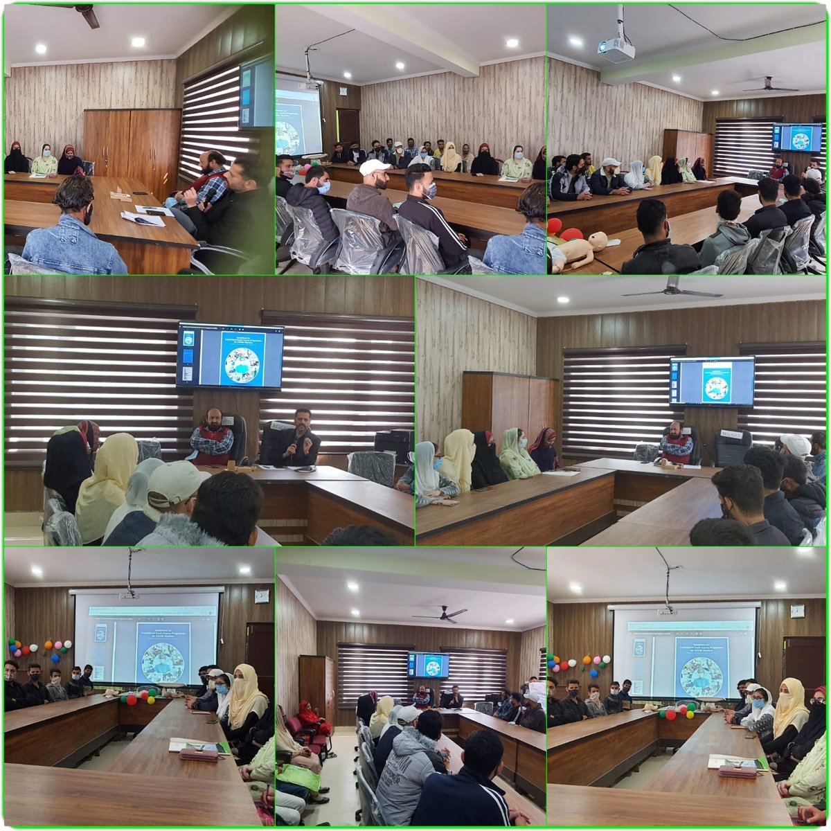 HealthRamban's tweet photo. On 25th October 2021 from 1.15 pm 
District Health Society Ramban participated in the Launch of PM Ayushman Bharat Health Infrastructure Mission (earlier PMASBY) Dr. Mohd Fareed Bhat CMO Ramban &amp; Dr. Abdul Hamid Zargar (MS) including all BMOs/DPMU/BPMU/ facility staff attended. https://t.co/QDQAnMLCxd