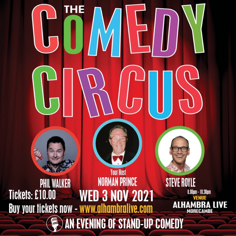 Looking forward to this gig next week with old mates @Philwalkercomic &amp; Norman Prince <a href="/AlhambraLive/">Alhambra Live</a> #comedy