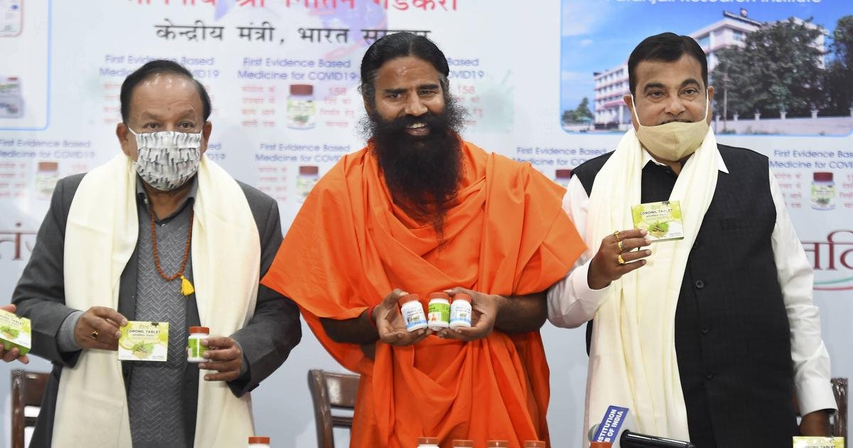 scroll_in's tweet photo. #ThePoliticalFix
Modi insisted that India’s approach to Covid-19 has been “been science-born, science-driven and science-based”, ignoring the former Union Health Minister’s endorsement of an untested traditional medicine as a cure for the virus. https://t.co/nXWWF5HuGI https://t.co/oOlOrXUTzn