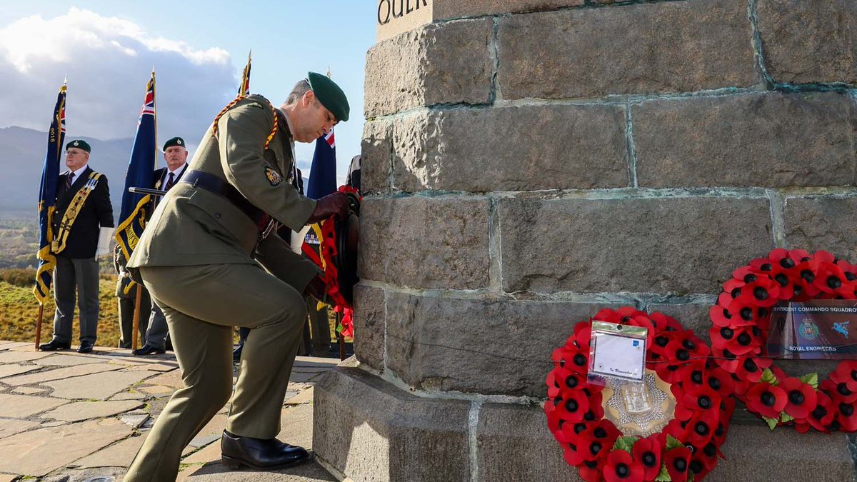 Commandos young and old gathered at the iconic Commando Memorial in Fort William, Scotland, to remember fallen comrades.