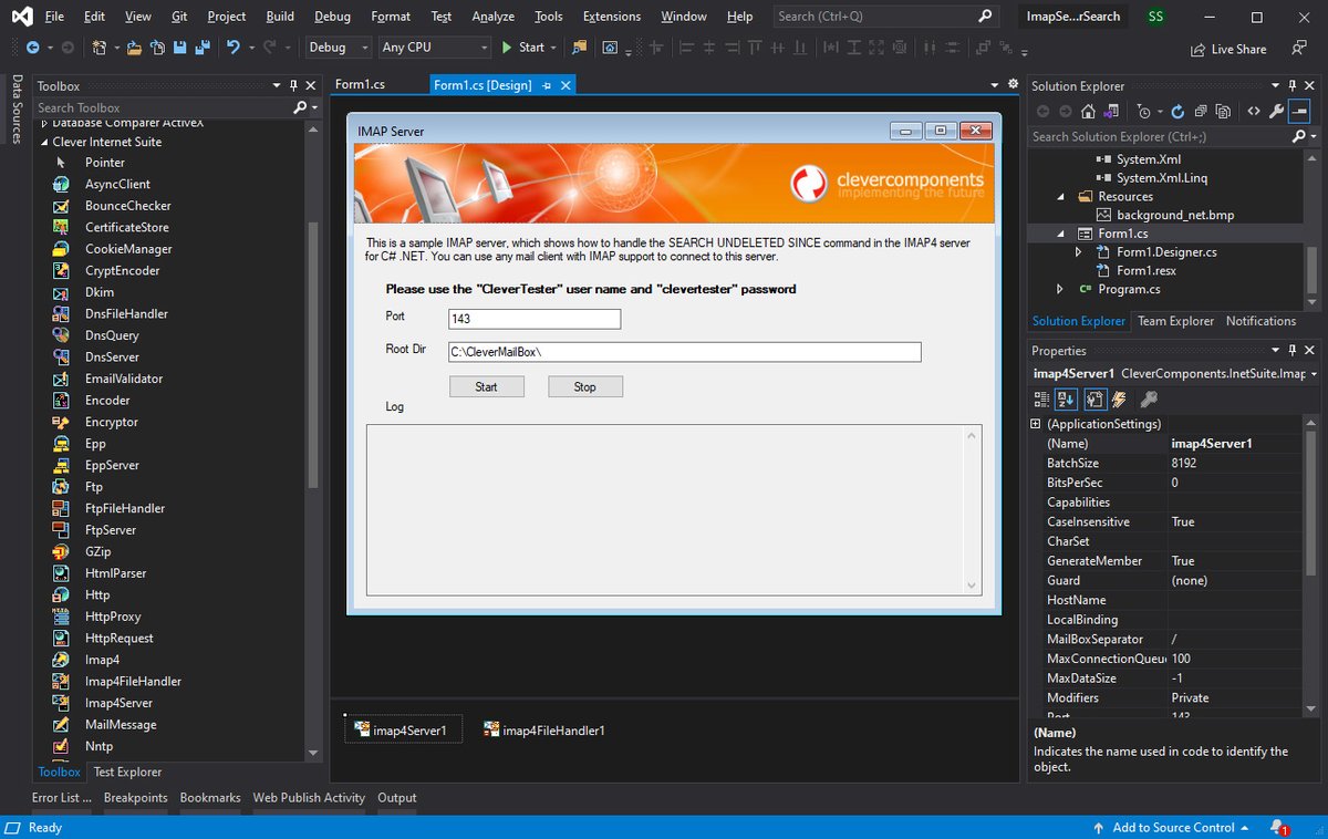 CleverComponent's tweet photo. Hello, we have added two new examples to Clever Internet Suite Tutorials collection 👍
The examples show how to connect the Bitstamp API from Delphi https://t.co/6hTm312vII
and how to handle custom search criteria in IMAP4 Server component for C# .NET
https://t.co/DHGzTzHrbk https://t.co/3opPOR6Wre