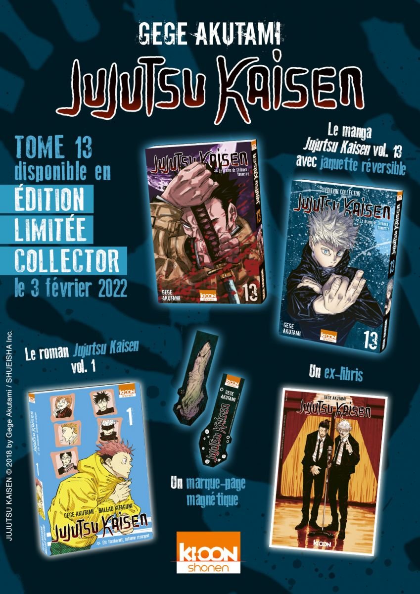 Jujutsu Kaisen : coffret Tomes 1 à 3