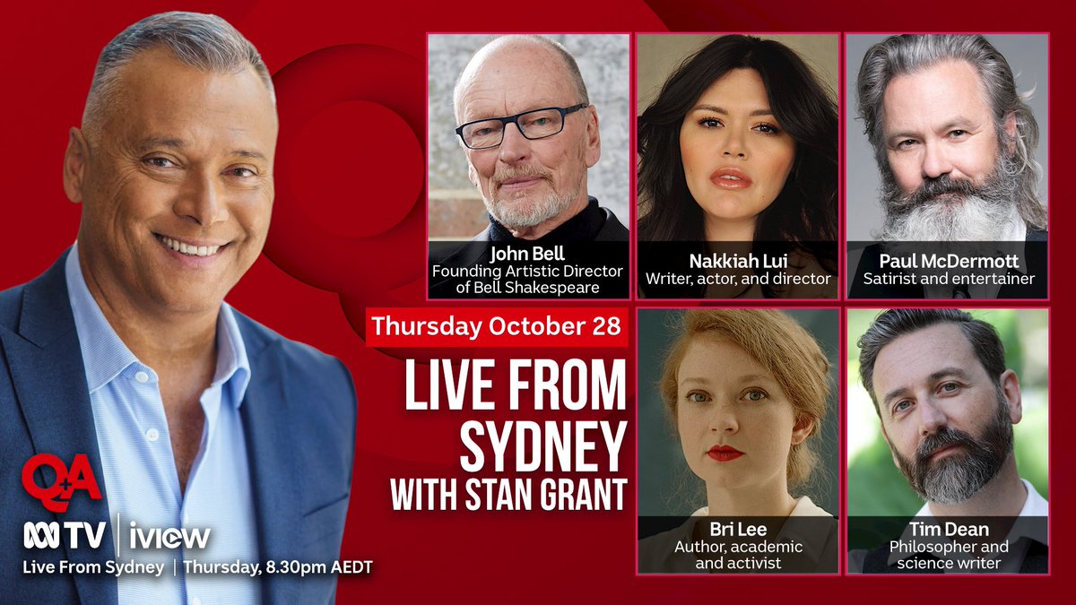 rrebpresents's tweet photo. This Thursday, @YoungMasterPaul will be on #qanda @QandA https://t.co/syrRbxPncQ