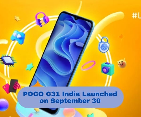 QuickMobile__'s tweet photo. #POCO C31 India Launched on September 30: What To Expect: https://t.co/OhS9Jl8s1e
#quickmobile, #mobilephone, #mobiles, #smartphones, #selloldmobile, #buyusedmobile, #refurbishedmobile https://t.co/5vnjpIzqew