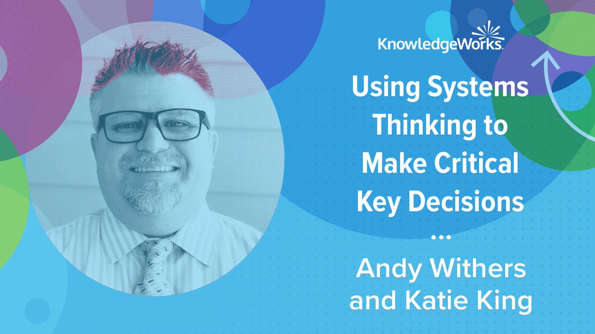 knowledgeworks's tweet photo. Unfamiliar with systems thinking? Superintendent Andy Withers suggests other leaders should take a big approach and to pick a habit or tool to implement in starting out. https://t.co/o5FYp6SfRY #SystemsThinking #SystemsChange #EdSystems https://t.co/Yx4S6UtPDh