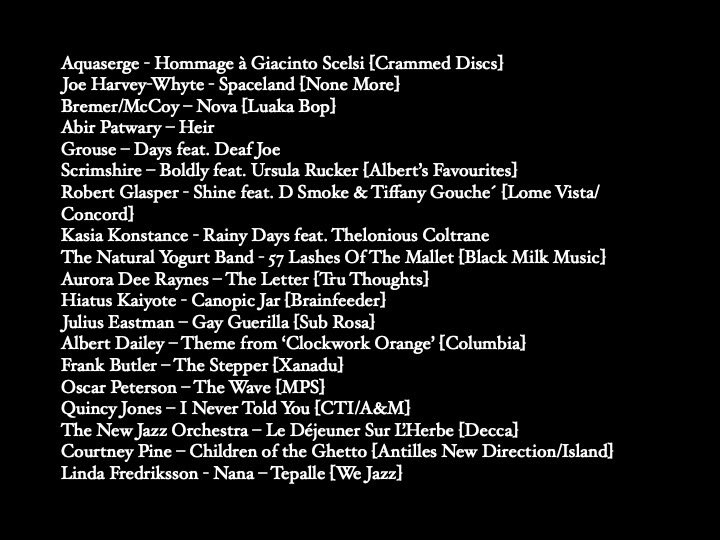 Dubmission episode 1,177 feat. 🎶 on <a href="/CrammedDiscs/">Crammed Discs</a> ~ <a href="/intlanthem/">𝗜𝗻𝘁𝗲𝗿𝗻𝗮𝘁𝗶𝗼𝗻𝗮𝗹 𝗔𝗻𝘁𝗵𝗲𝗺</a> ~ <a href="/SpiritmuseRec/">Spiritmuse Records</a> ~ <a href="/jazzisdeadco/">Jazz Is Dead</a> ~ @vulaviel ~ <a href="/NoneMoreRecords/">None More Records</a> ~ <a href="/wejazzhelsinki/">We Jazz</a> + classics by Albert Dailey ~ Frank Butler ~ Oscar Peterson 📻🎙🔊 listen back with <a href="/mixcloud/">Mixcloud</a> 🔗 in bio ☁️