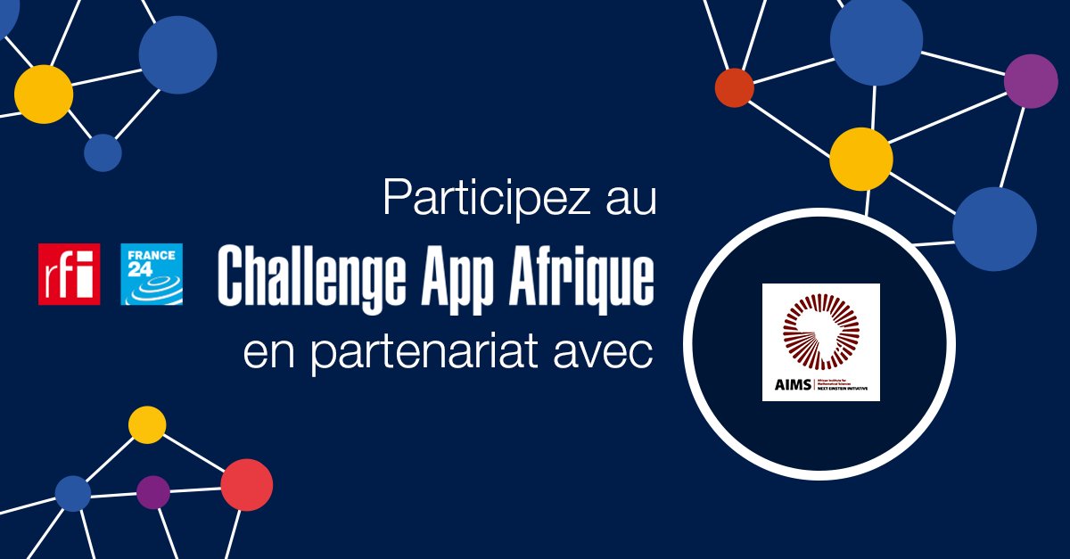 AppAfrique's tweet photo. 📣#AppelaProjets
Cette année encore participer à la 6e édition du #ChallengeApp en partenariat avec @AIMS_Next
Pour soumettre vos projets 👉https://t.co/6HKmWI4Dya
#innovation #entrepreneur #edtech #education #appelacandidatures #numerique https://t.co/oWbJkNhZ4d