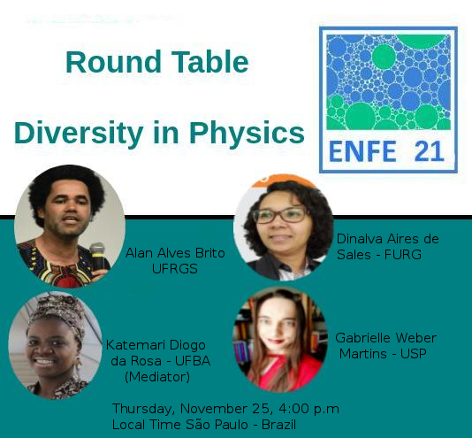 Enfe2021's tweet photo. Let's talk about diversity in science?
Don't miss our round table! 
#enfe21 #womeninscience #WomenInSTEM #power #BlackLivesMatter #diversity #DiversityandInclusion #diversityinscience 

More: https://t.co/1ntajcFsd8 https://t.co/yntKL5tp1F