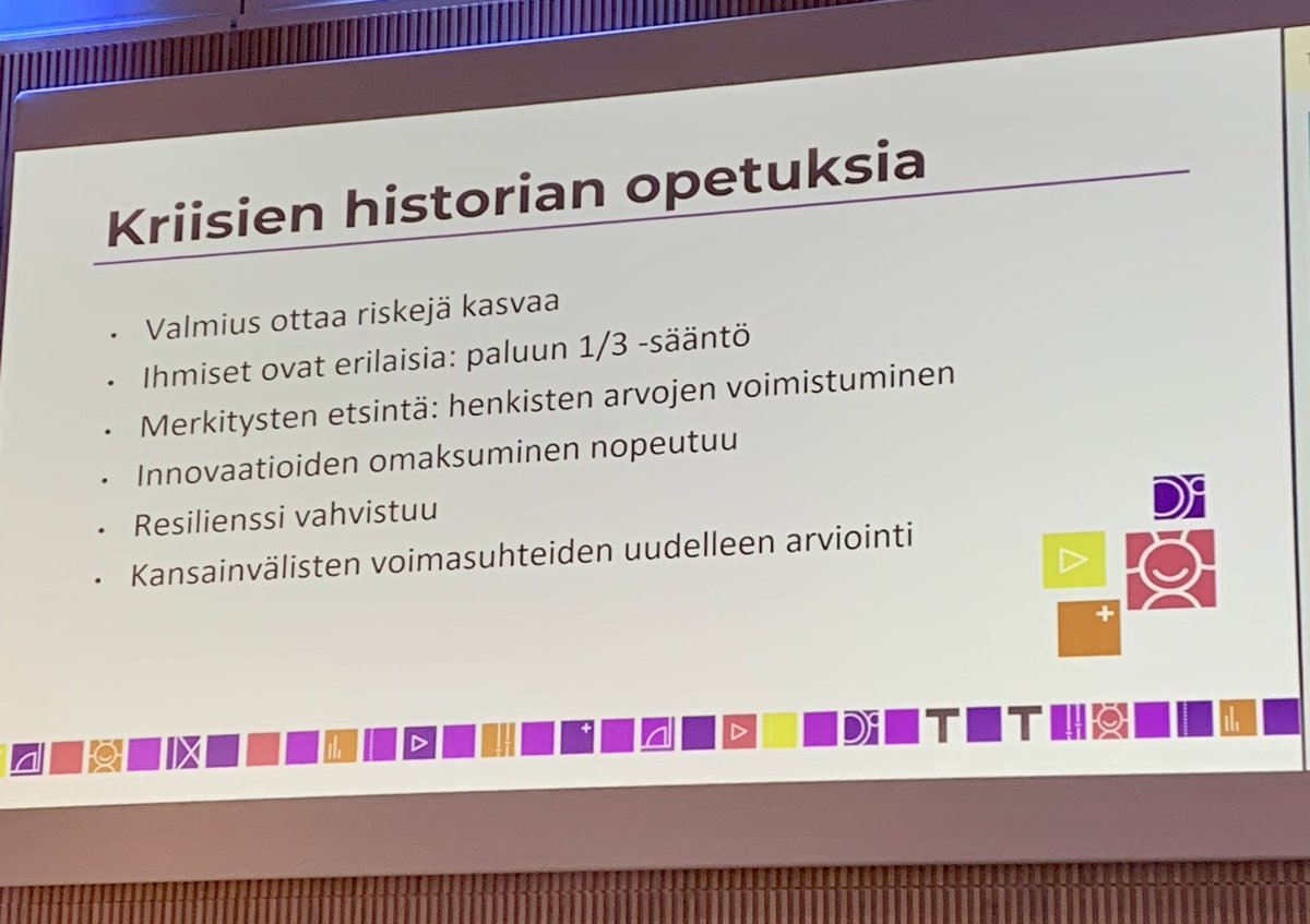 Tapahtumateollisuuden hallituksen pj Pekka Timosen listaus kriisien opetuksista. Isoja mahdollisuuksia tulevaisuuden liiketoiminnalle 💪

#BisnesKulttuuri