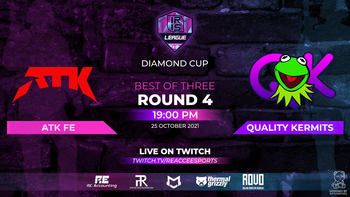 re_acce's tweet photo. Tonight we'll have round 4 of the Iris League Diamond Cup!
Tune in at 8pm tonight to catch @Qualitykermits vs @AtkArena fe in action! Casted by @CahilHenry
Stream link: https://t.co/AT1W6Dt2hN
#iris #femalecsgo #reacce #girlpower #SAesports #csgo https://t.co/YQUUQJj7J3