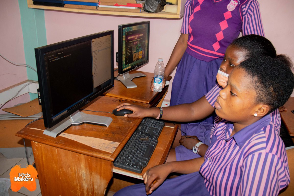 KidsMakers's tweet photo. It is amazing and full of fun as the students learn to develop their own website and style it like changing the background color, font-sizes, inserting images and videos.

STEM: Learning by doing !!!

#froebeleducationalcenter #STEM #kidsmakers #HiveImpact https://t.co/JSwNqBxPtp